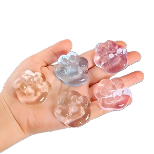 Nuevo Juguete Mochi Kawaii con Forma de Pata de Gato, Transparente, Suave y Agradable al Tacto, para Niños de 5 a 7 Años, Venta al Por Mayor de Fábrica - Product Image 1