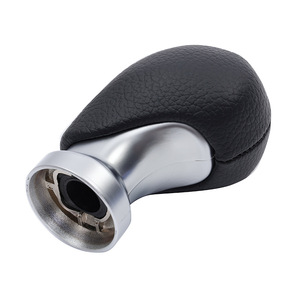Hyundai I10 I20 Gear <b>Shift</b> <b>Knob</b> 5 6 Speed Leather Ergonomic Black Car Manual Transmission <b>Shift</b> Lever Replacement Part - Product Image 3