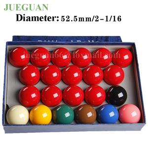 Palle da Biliardo <span class=keywords><strong>Snooker</strong></span> in Resina Colorata JUEGUAN 52,5mm Personalizzabili con Logo sulla Scatola, 22 Pezzi/Scatola, OEM/ODM Disponibile - Product Image 2