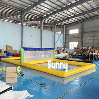 Château gonflable commercial d'extérieur SUNNY 12x6m avec capacité de 100-500 kg, en PVC, couleur et logo personnalisables