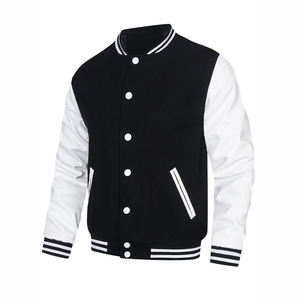Chaqueta Bomber Varsity REPTON Personalizada de Alta Calidad para Hombre, Estilo Vintage, Cuello Alto, Larga, Estilo Urbano, OEM - Product Image 3