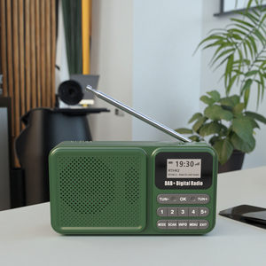 Radio Wireless portatile DAB/DAB + Radio digitale FM BT con Display LCD e pannello solare, supporto scheda TF e <span class=keywords><strong>chiavetta</strong></span> <span class=keywords><strong>USB</strong></span> - Product Image 6