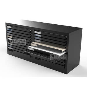 Sistema di piastrelle a cremagliera per ali espandibili con porta estraibile e porta espositiva di lusso - Product Image 1