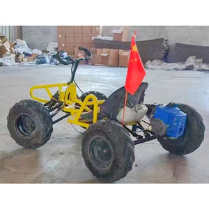 รถโกคาร์ทชายหาดสมรรถนะสูง 63 ซีซี 2 จังหวะ 30 กม./ชม. สำหรับขับเคลื่อนกลางแจ้ง ใช้แก๊สโซลีน สำหรับผู้ใหญ่ - Product Image 5