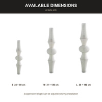 Luminaire suspendu haut de gamme Wabi Sabi moderne avec abat-jour sculptural tressé pour salon, escalier, couloir, hall d'hôtel, restaurant, villa