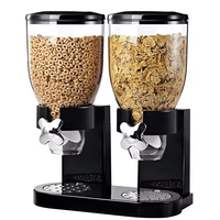 Groothandel Plastic Droge Voedsel Dispenser 2L/4L/6L Minimalistisch Design Terug naar School Afgesloten Container voor Granen, Noten & Gedroogd Fruit
