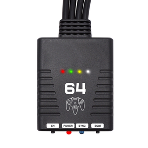Bộ điều khiển không dây Adapter kết nối cho <span class=keywords><strong>Nintendo</strong></span> <span class=keywords><strong>64</strong></span> cho N64 Gamepad điều khiển Adapter 4 trong 1 chuyển đổi - Product Image 2