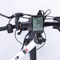 Speedometer Sepeda Listrik Kustom 24V 36V 48V 52V 60V 72V Lcd E-bike Display Meter Panel Kontrol dengan Steker Tahan Air