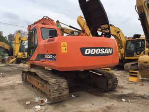 Excavatrice sur chenilles Doosan DH220-7 DH225-7 d'occasion de haute qualité de Corée avec moteur Daewoo et composants du noyau de la pompe à vendre - Product Image 5