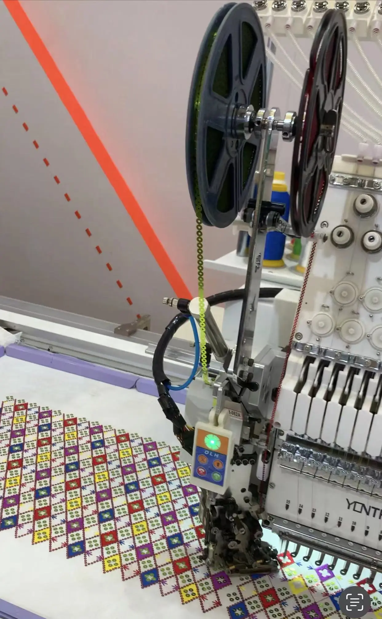 YONTHIN Single Head Sequin Embroidery Machine - High-accuracy