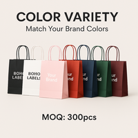 Sacs en papier cadeau écologiques de luxe avec logo personnalisé, fabriqués en usine, avec poignée en ruban, emballage pour bijoux et montres