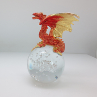 Statue de dragon antique statue de dragon feng shui dragon rose pour hommes jouet