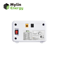 Mylin Energy MU48 UPS de 12V CC para el Hogar, UPS de Batería de Litio de 12V CC, Router WiFi, Protección Contra Sobrecarga y Sobrecorriente, Carcasa Ignífuga de ABS