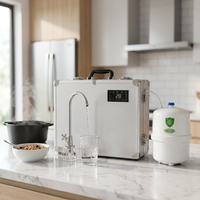 Purificateur d'eau RO portable sans installation, électrique, 100G 3.2G, avec filtration à 4/5 étapes, pour la maison