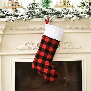 Sıcak satış büyük küçük boy noel dekorasyon yılbaşı hediyeleri çocuklar için noel çorap