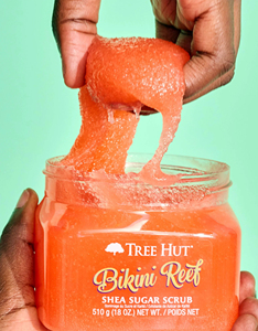 Crème exfoliante pour le corps au beurre de karité à la vanille et à l'huile d'argan, à la pastèque et au sucre, 510 ml, hydratante et exfoliante par Ree Hut - Product Image 1