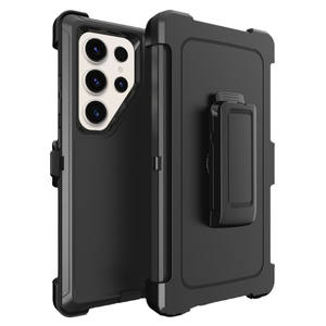 <span class=keywords><strong>Coque</strong></span> de téléphone Defender noire avec clip ceinture et béquille rotative à 360° pour <span class=keywords><strong>Samsung</strong></span> <span class=keywords><strong>Galaxy</strong></span> S24 S25 S26 Ultra – Offre Spéciale - Product Image 2