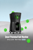 Machine de service de pickleball d'entrée de gamme, lanceur de balles automatique intelligent avec contrôle par application mobile, 7000g pour utilisation en extérieur