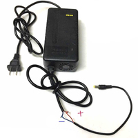 Câble d'alimentation électrique pour voiture et vélo électrique, 20 pièces 48v, prise de recharge de batterie au Lithium, moniteur DC5.5 x 2.1, 12v, câble mâle