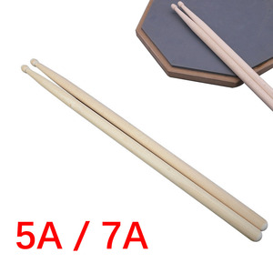 1 Par de Baquetas de Arce Premium 5A/7A, Ideales para Todas las Edades, Baquetas Duraderas para Práctica de <span class=keywords><strong>Jazz</strong></span> y Percusión - Product Image 5