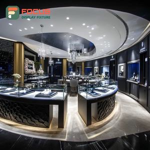 Fabricante de Vitrinas de Joyería de Lujo Personalizadas, Vitrina de Vidrio con Marco de Madera para Espacios de Boutique - Product Image 6