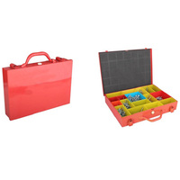 Boîte à outils portable personnalisée de nouvelle conception avec divers compartiments pour différents types de vis