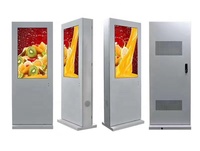 Totem LCD publicitaire intelligent pour station de bus, affichage numérique multifonctionnel extérieur, kiosque tactile 55 pouces, Guangdong SDK