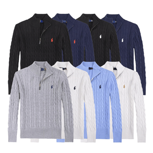 Pull-over <span class=keywords><strong>Polo</strong></span> en Coton Brodé de Luxe pour Homme, Style Décontracté, Personnalisé RL Ralphes, Tricoté Laurenes - Product Image 1