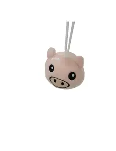 Modern Minimalism Cute Animals Anime Plush Pendant Pink Pig Plush Keychain Mini Seal Keychain Toys