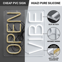 Enseigne au néon LED personnalisée |   Décoration murale en silicone pur anti-jaunissement |   Éclairage néon sur mesure à câblage invisible pour entreprises et mariages