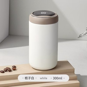แก้วน้ำเก็บความร้อนสุญญากาศ SUS316 ปราศจากสาร BPA ป้องกันการรั่วซึม ขนาด 300 มล. พร้อมหน้าจอ LED แสดงผล อุณหภูมิ  ผนังสองชั้น เก็บความร้อนได้นาน 10 ชั่วโมง - Product Image 5