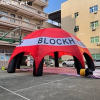 Tente dôme gonflable personnalisée avec logo, auvent publicitaire extérieur, tente araignée pour expositions, promotions, salons professionnels