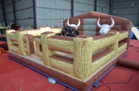 Taureau mécanique utilisé excitant commercial à vendre Rodeo mécanique Bull Ride Machine adultes taureau mécanique gonflable