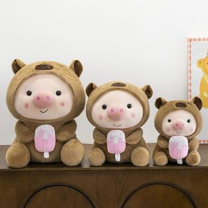 Juguete de Peluche de Capibara Súper Suave, Nuevo Peluche de Cerdo con Diseño de Helado para Ayudar a Dormir a los Niños, Relleno de Algodón PP - Product Image 6
