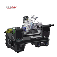 Centre d'usinage CNC COORAY CRL600T horizontal à double broche pour tournage de moyenne intensité, précision élevée, garantie 1 an