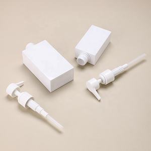 Contenitori Quadrati in Plastica da <span class=keywords><strong>100</strong></span> e 200 <span class=keywords><strong>ml</strong></span> per <span class=keywords><strong>Shampoo</strong></span> e Lozione Corpo con Pompa Dosatrice, Personalizzazione Disponibile - Product Image 6