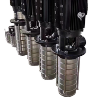304ss pompe de liquide de refroidissement CNC à plusieurs étages à immersion verticale pompes de Machine d'alimentation de liquide de refroidissement d'outil électrique à haute pression