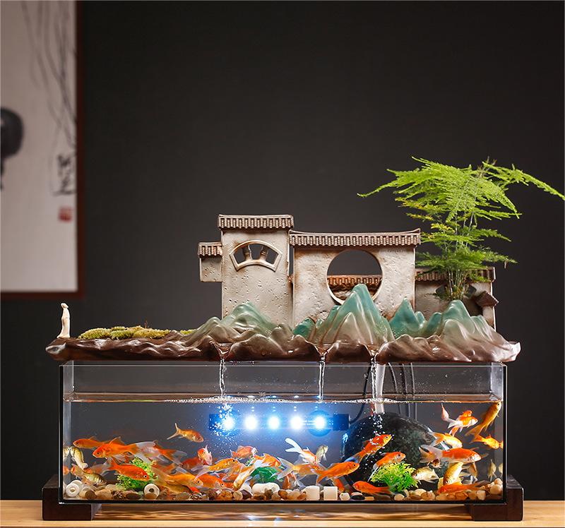 Luce grigia umana + acquario