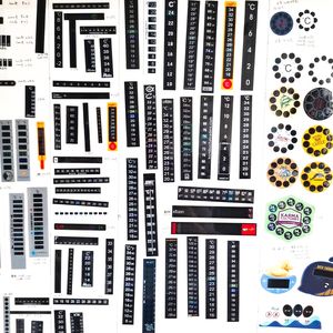 Termometer Kain Digital Rumah Tangga 16-38C Interval 2C 12*3 cm Desain Warna-warni Khusus untuk Pakaian - Product Image 6