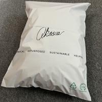 Sacs d'expédition en polyéthylène personnalisés de bonne qualité pour vêtements, en PE blanc, grands sacs de courrier, sacs postaux en polyéthylène