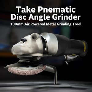 Amoladora Angular Neumática Ttake de 100 mm, Herramienta de Pulido de Metal Accionada por Aire - Product Image 3