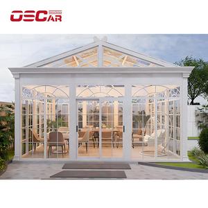 Portable dur véranda piscine patio enclos hors sol usage multiple extérieur intérieur arrière-cour jardin tous temps abri véranda - Product Image 1