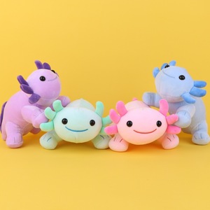 Simulation Axolotl Plush Toy - 20 Inch Pink Stuffed Animal With Zippered Mini Axolotls