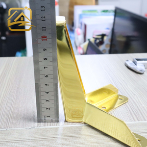 Pieds de meubles, pieds de fauteuil, décoration dorée, 12 cm/15 cm, pieds en métal pour chambre, salon, cuisine, canapé de qualité en métal - Product Image 3