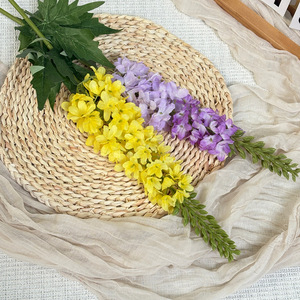 Flor Artificial de Seda Jinxi, Color Amarillo y Morado, para Decoración de Bodas - Product Image 1