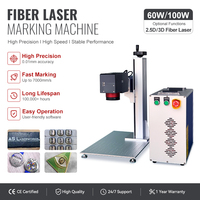 Machine de marquage laser couleur 2.5D 3D JPT MOPA 30W 50W 60W 100W pour logo et badge colorés en titane et acier inoxydable