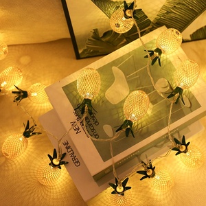 Dứa Chuỗi Ánh Sáng Cổ Tích Chuỗi <span class=keywords><strong>Lights</strong></span> Battery Operated Patio Wedding Party Phòng Ngủ Hawaii Nhiệt Đới <span class=keywords><strong>Tiki</strong></span> Trang Trí - Product Image 4