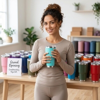 Gobelets isothermes en acier inoxydable de 30 oz, vente en gros, logo personnalisé, roses, pour voyage et allaitement, avec couvercle sans BPA, pour gravure laser