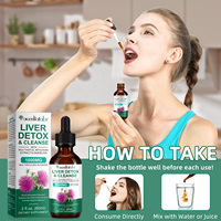 Acentiallabs Extrait de Chardon-Marie Gouttes Liquides pour la Santé Hépatique et la Détoxification Favorise le Bien-être Digestif Gouttes Détoxifiantes pour le Foie
