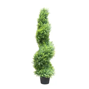Wholesale Price Topiary Ball Tree Indoor Outdoor Plants Special Shape Natural Color Bonsai Trees Artificial Topiary Tree For Exp